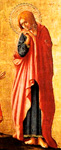 Святой Иоанн Богослов. Распятие. Фрагмент. Часть полиптиха из церкви Кармине в Пизе. Мазаччо