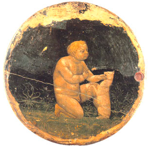 Мазаччо. «Рождество», или «Берлинское тондо», обратная сторона / www.Masaccio.ru